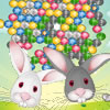 Hop and Pop - Hop and Pop the Easter bunnies are holding their yearly competition to collect as many Easter eggs as possible. Play as Hop in this challenging bubble shooter, and try to defeat Pop by collecting the most eggs before the time runs out! Do this by aiming colored eggs at the giant egg wheel, trying to match 3 of the same color. Don't forget you can hop around, to make the perfect shot!