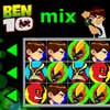 Ben 10 Mix - Click on green arrows to scroll horizontal layers left or right and make vertical rows of 3 same aliens to win moves. Game is over when you have no more moves available. Click on 'mix' anytime to reset game.