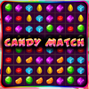 Candy Match - Candy Match is a match-puzzle game. Make a row or column of three or more candy of the same type to make them disappear. Break all the candy in time to complete the level.