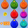 Christmas Balls - In the game there are a grid of Christmas ornaments, you have to match the Christmas ornaments by swapping them. The Christmas ornaments will be matched if a line of 3 or more Christmas ornaments of the same kind are there. When some Christmas ornaments are matched, new Christmas ornaments will be created to take their place. You need to match Christmas ornaments as quickly as possible in order to advance to the next level.