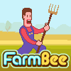 FarmBee - You are farmBee, and you're in charge of helping the farmer keep his crops of beautiful flowers safe from the nasty stinkbugs.