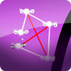 FlyTangle 2 - FlyTangle is a puzzle game. Your goal is to move flies around, until the lines between them don't cross.