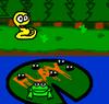 Frogs 'N Snakes - Hop around the cute little frog pond to try and get the worldwide high score by eating flies while avoiding snakes!