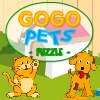 Gogo Pets Puzzle - A funny pet-related card matching game where you have to match up 2 cards to score points and keep the pet alive. Gain quest items , and special pet-collection cards by solving the levels. Read the ingame instructions for more details about this small and cute family puzzle game.