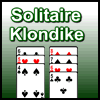 Klondike Solitaire - Put all the cards to the the upper corner, the rules are as follows:
The upper right corner decks must follow suit, and must put from A - K
You can pile up the cards at the bottom, the cards must be put in alternating colours and in descending order of consecutive numbers
Only a K can be put at an empty column at the bottom
You can get new cards by clicking the deck at the upper left corner