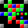 Montage - A puzzle game in which you must drop pieces into an arena attempting to match colours.  Pieces can overlap existing squares provided the colours match, and any square overlapped by or adjacent to a square of the same colour is removed.