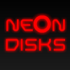 Neon Disks - Light up all the disks by firing balls at them to progress through this pachinko clone. Choose bonuses to help you score highly!