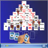 Pyramid Solitaire Deluxe - A deceptively simple game of solitaire. The idea of the game is to clear all of the cards by removing removing combinations of 1 or 2 cards that total 13 points.
