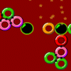 Ringmania 2 - A connect-three game based on magnetism. Unlike in the first version of Ringmania, control is now with the mouse allowing more freedom of movement as you try to eliminate all of the colored rings from each level's initial configuration.