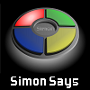 Simon Says - The game unit has four large buttons, one each of the colors red, blue, green, and yellow. The unit lights these buttons in a sequence, playing a tone for each button; the player must press the buttons in the same sequence. The sequence begins with a color chosen randomly, and adds another randomly-chosen button to the end of the sequence each time the player follows it successfully. Gameplay ends when the player makes a mistake or when the player wins (by matching the pattern for a predetermined number of tones).