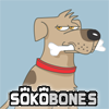 Sokobones - Help soko to secure his bones by pushing them back in the holes. Over 20 levels of original sokoban action. Can you do it?