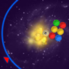 Space Pop - You are in control of a circular heap of planets with a dead gray planet at its center. During the game, planets appear from all directions moving towards the center and sticking to the heap. Line up 3 or more planets of the same color to make them pop and vanish. The heap can be rotated using [LEFT] and [RIGHT] arrow keys.