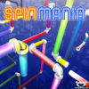 Spinmania - The aim of Spinmania is to fix the faulty plumbing!

Fill the pipes by connecting them to colored caps, then remove them by blocking off all the ends. Remove the pipes quickly to control the temperature.

If the thermometer reaches the top, a new row is added. The game ends when the pipes reach the top row.