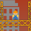 Take It Down - Destroy the blocks to demolish the building under the level line without damaging nearby buildings and protecting the workers from hitting the ground.