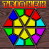 Trinhex - Spin and Swap coloured triangular pieces on a hexagonal board to make matches against the clock.