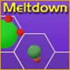 Meltdown - Explode as many atoms as you can.
Click on a cell contains atom, to fire a particle.
Particles makes atoms grow.
Destroy four atoms with single click to get an additional particle.